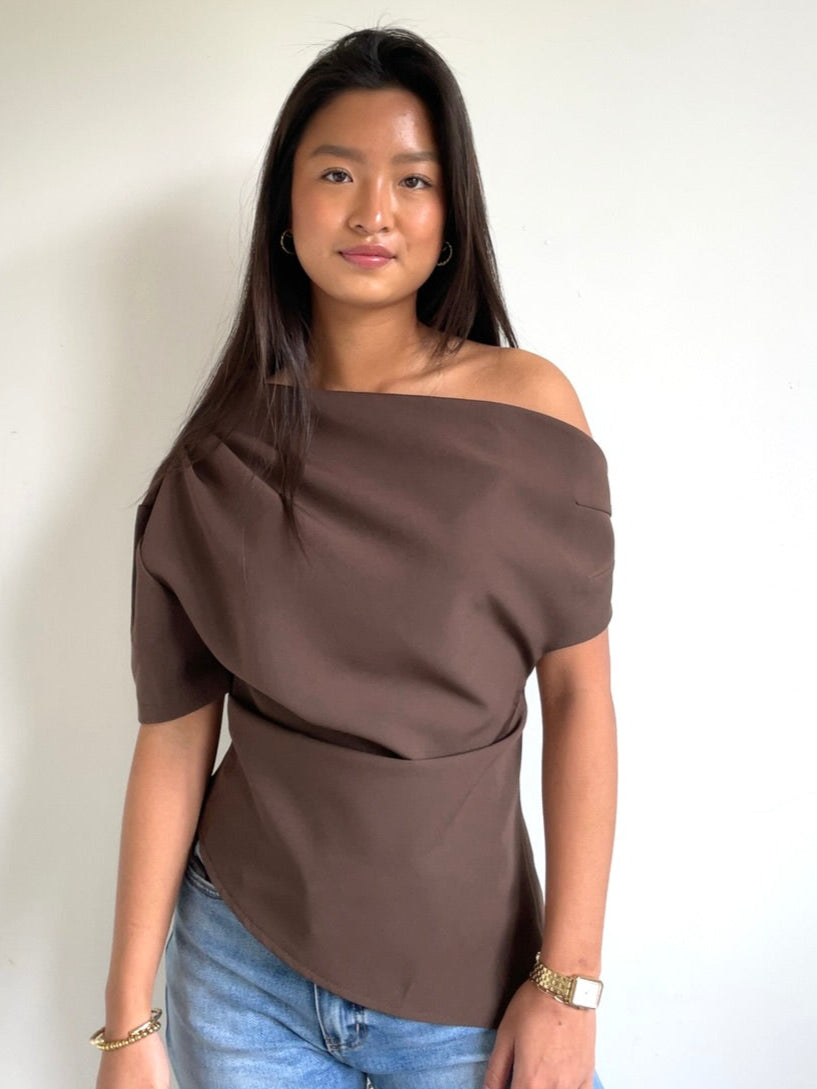 Molly Top Brown