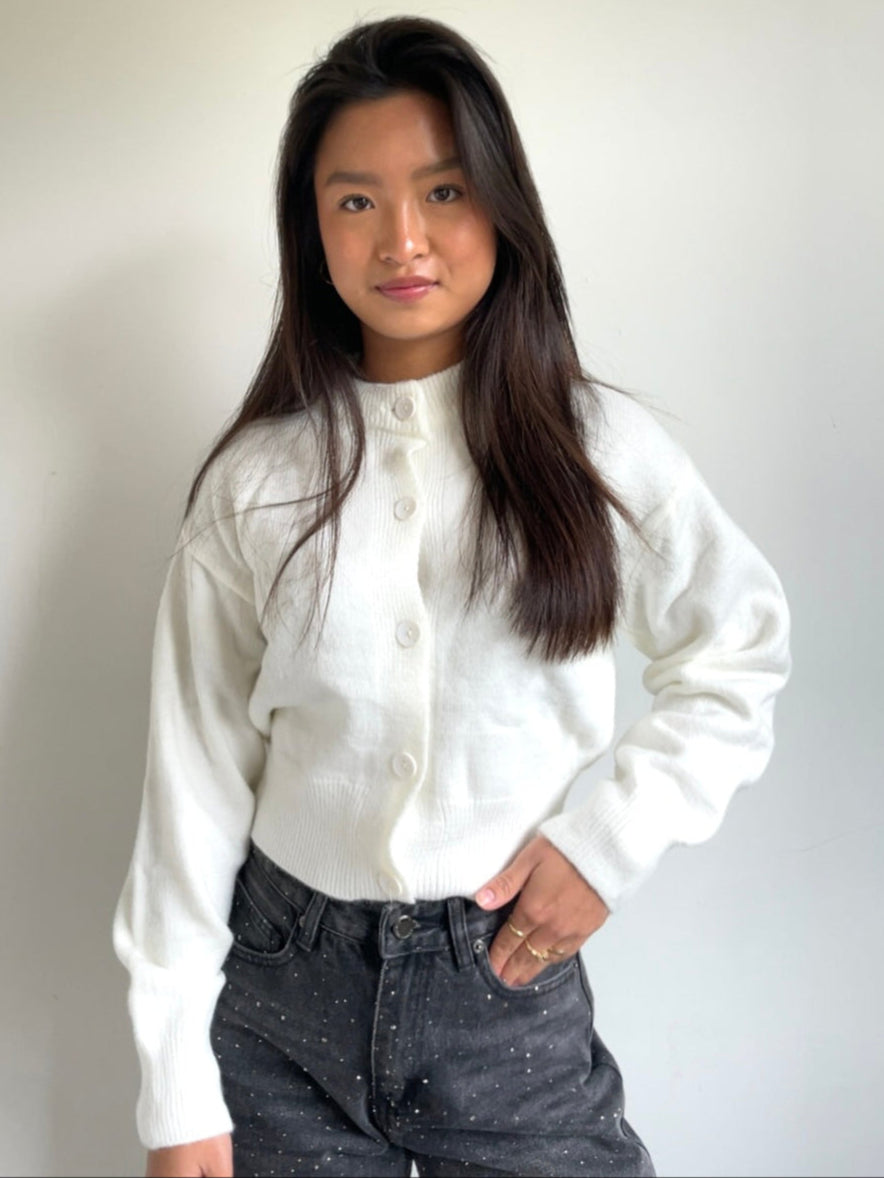 Cozy Cardigan White