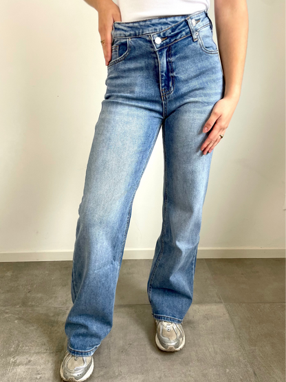 Cross Waist Jeans