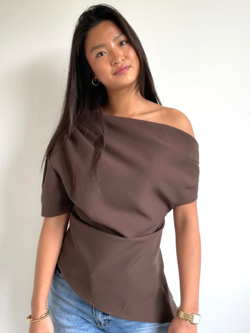 Molly Top Brown