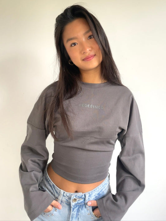Redefined Top Grey
