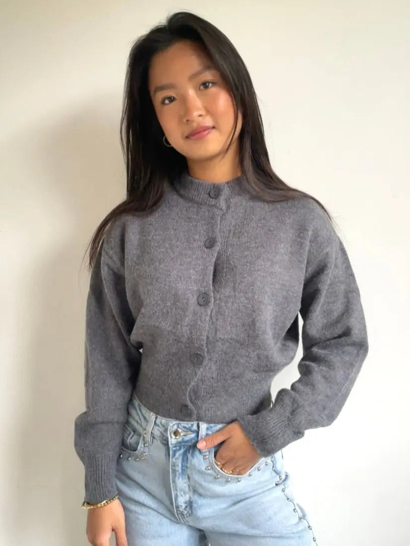 Cozy Cardigan Grey - By Juulz Fashion