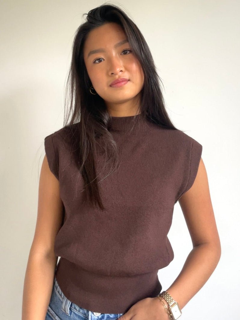 Sky Top Brown - By Juulz Fashion