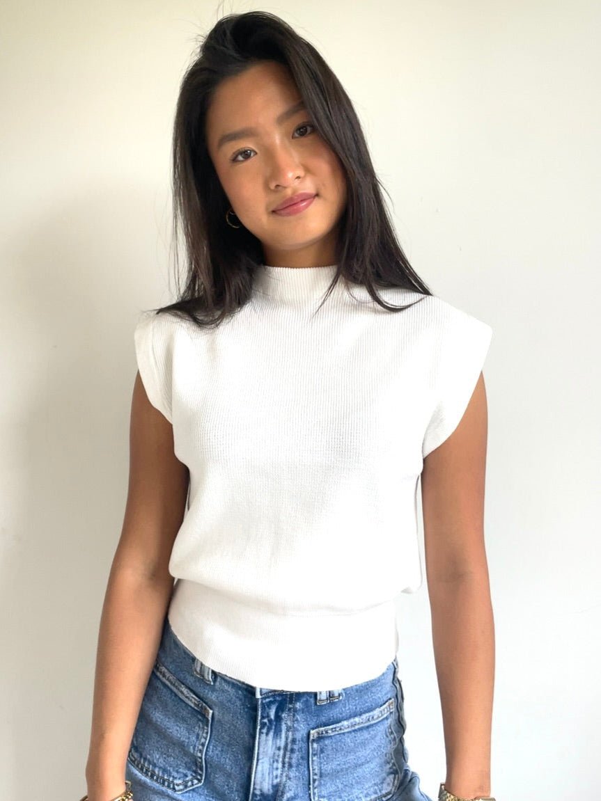 Sky Top White - By Juulz Fashion